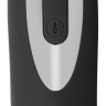 Черная анальная втулка с вибрацией и функцией нагрева Warming   Vibrating Butt Plug купить в секс шопе