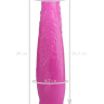 Розовая рельефная анальная втулка - 28 см. купить в секс шопе