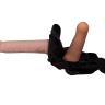 Женский страпон Harness с вагинальной пробочкой - 16,5 см. купить в секс шопе
