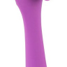 Лиловый гнущийся вибратор Licking Vibe - 22,3 см. купить в секс шопе
