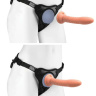 Черные трусики для страпона Body Dock SE на регулируемых ремнях купить в секс шопе