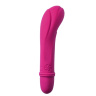 Розовый мини-вибратор Universe Secret Flower - 12,6 см. купить в секс шопе
