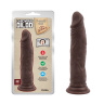 Коричневый фаллоимитатор Lascivious Dildo - 21,4 см. купить в секс шопе