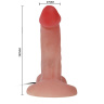 Ротатор-реалистик на плоской подошве - 20,5 см. купить в секс шопе