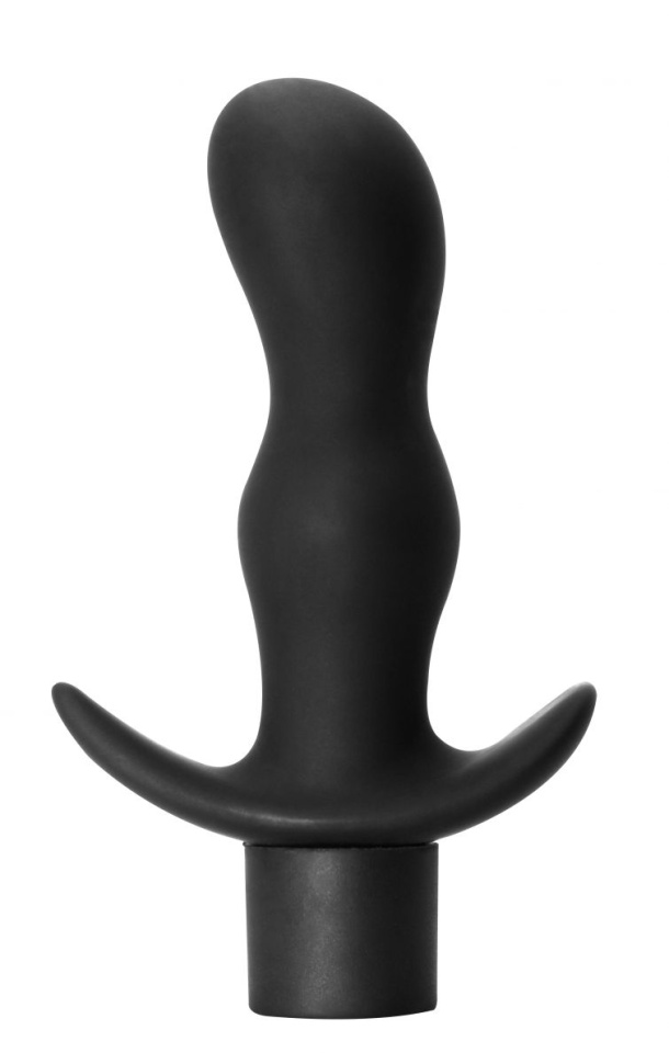 Чёрная анальная пробка с вибрацией Teaser - 12,5 см. купить в секс шопе
