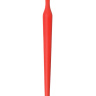 Красный силиконовый уретральный плаг - 10 см. купить в секс шопе