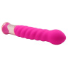 Ярко-розовый вибратор-ротатор ECSTASY Deluxe Charismatic Vibe - 21 см. купить в секс шопе