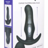 Черная анальная вибропробка Kinetic Thumping 7X Prostate Anal Plug - 13,3 см. купить в секс шопе