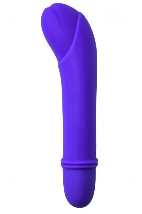Фиолетовый мини-вибратор Universe Secret Flower - 12,6 см. купить в секс шопе