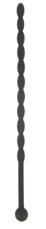 Длинный силиконовый уретральный стимулятор - 15,5 см. купить в секс шопе