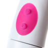 Ярко-розовый вибратор Ida со скошенной головкой для G-стимуляции - 19 см. купить в секс шопе
