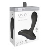 Чёрный стимулятор простаты с вибрацией OVO Q1 купить в секс шопе
