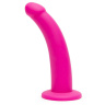 Ярко-розовый страпон на трусиках-брифах Broad City Pegasus Pegging Kit S/M - 17,8 см. купить в секс шопе