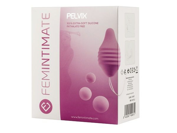 Набор для интимных тренировок Pelvix Concept: контейнер и 3 шарика купить в секс шопе