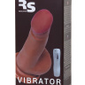Коричневый вибратор-реалистик Mr.Lopez - 19 см. купить в секс шопе