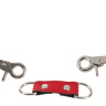 Красный комплект БДСМ-аксессуаров Harness Set купить в секс шопе