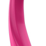 Розовый вибратор FALLEN CITY с сенсорным управлением - 22 см. купить в секс шопе
