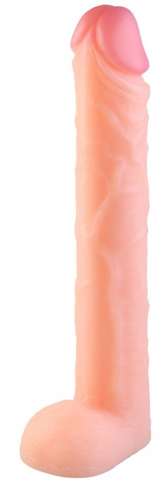 Телесный фаллоимитатор-гигант - 44,5 см. купить в секс шопе