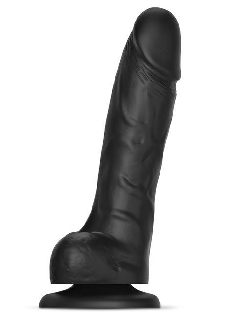 Черный фаллоимитатор Strap-On-Me Sliding Skin Realistic Dildo size L купить в секс шопе