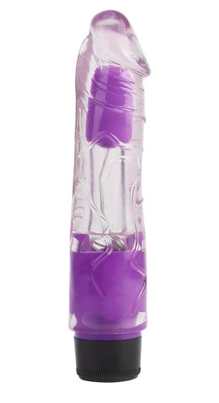 Сиреневый вибратор 8.1 Inch Realistic Vibe - 20 см. купить в секс шопе