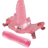 Розовая клиторальная бабочка G-SPOT ORGAZM купить в секс шопе