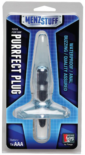 Анальная пробка Purrfect Plug - 9,5 см. купить в секс шопе