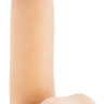 Телесный фаллоимитатор 7 inch Sensa Feel Dildo - 17,8 см. купить в секс шопе