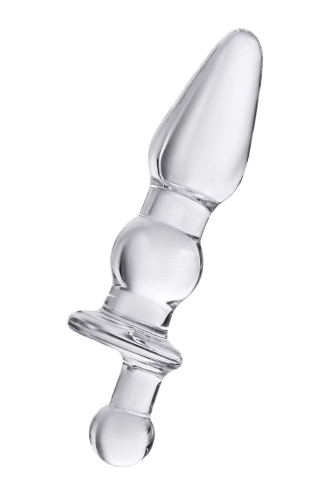 Стеклянная анальная втулка - 10,5 см. купить в секс шопе