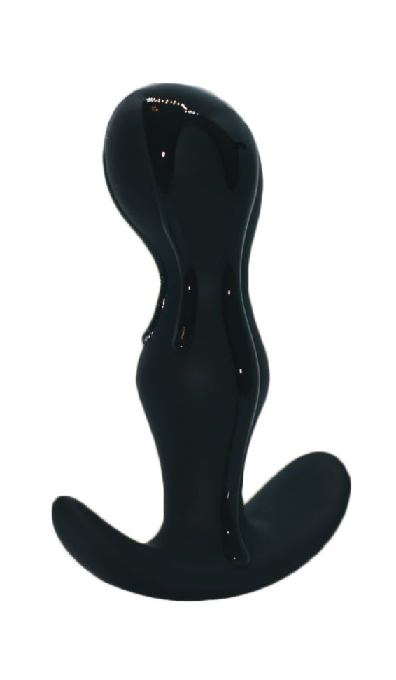 Черный анальный стимулятор Classy - 11,5 см. купить в секс шопе