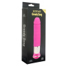 Ярко-розовый перезаряжаемый вибратор ECSTASY Deluxe Greedy Dong - 19,5 см. купить в секс шопе