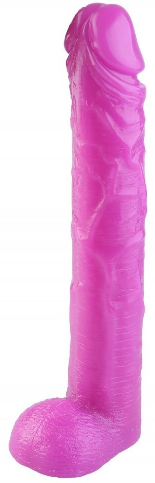 Розовый фаллоимитатор-гигант - 44,5 см. купить в секс шопе