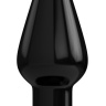Черный широкий анальный стимулятор Bottom Line Model 2 - 13 см. купить в секс шопе