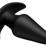 Черная анальная вибропробка Kinetic Thumping 7X Large Anal Plug - 13,3 см. купить в секс шопе