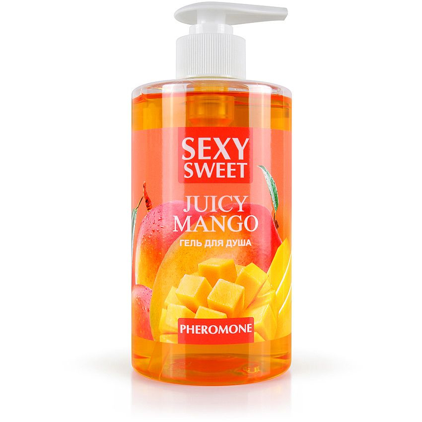Гель для душа Sexy Sweet Juicy Mango с ароматом манго и феромонами - 430 мл. купить в секс шопе