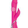 Розовый вибратор-ротатор N 40 RECHARGEABLE DUO VIBRATOR - 23 см. купить в секс шопе