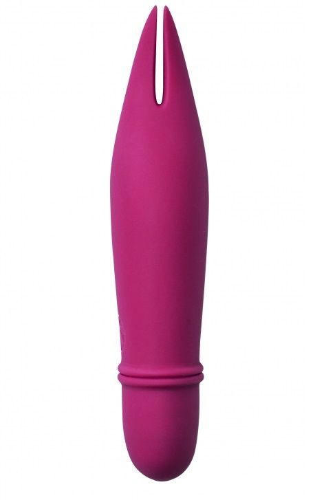 Розовый мини-вибратор Universe Teasing Ears - 12,5 см. купить в секс шопе
