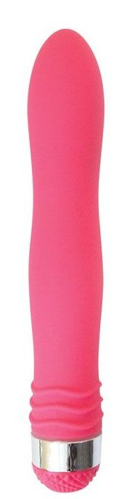 Розовый эргономичный вибратор Sexy Friend - 17,5 см. купить в секс шопе