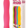 Розовый эргономичный вибратор Sexy Friend - 17,5 см. купить в секс шопе