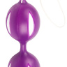 Фиолетовые вагинальные шарики с петелькой купить в секс шопе