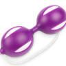 Фиолетовые вагинальные шарики с петелькой купить в секс шопе