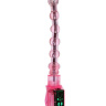 Розовый гнущийся анальный вибратор - 27 см. купить в секс шопе