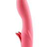 Розовый вибратор с усиками ULTI CLIMAX RECHARGEABLE VIBRATOR - 17 см. купить в секс шопе