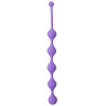 Фиолетовая анальная цепочка SEE YOU FIVE BEADS ANAL - 28,1 см. купить в секс шопе