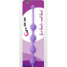 Фиолетовая анальная цепочка SEE YOU FIVE BEADS ANAL - 28,1 см. купить в секс шопе