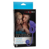 Фиолетовое эрекционное кольцо с утяжелителем Silicone Rechargeable Dual Rockin Rim Enhancer купить в секс шопе