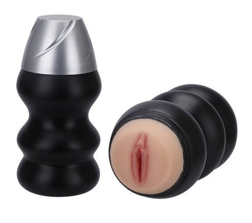 Мастурбатор-вагина в пластиковой колбе HUMBLE PLEASURE купить в секс шопе