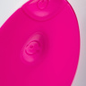 Розово-белое виброяйцо с пультом ДУ купить в секс шопе