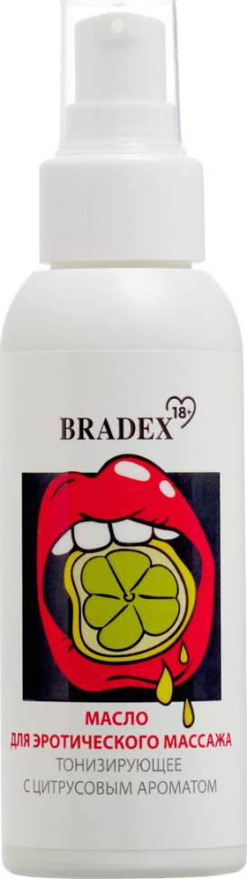Тонизирующее массажное масло Bradex с цитрусовым ароматом - 100 мл. купить в секс шопе