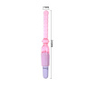 Тонкий розовый вибратор для анальной стимуляции - 25 см. купить в секс шопе