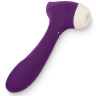 Фиолетовый клиторальный стимулятор Joy с функцией вибратора - 18,9 см. купить в секс шопе
